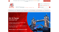Desktop Screenshot of aircargo.co.uk